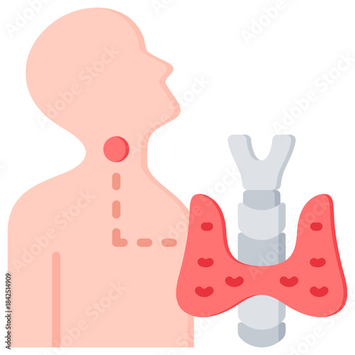 Illustration elements of Endocrinology