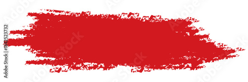red grunge stain brush, hand drawn splash banner