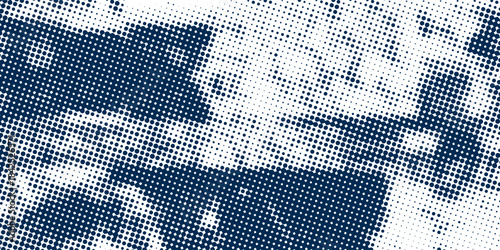 Blue Halftone Group Portrait Of People In Indoor Scene For Stock Use.vector eps10