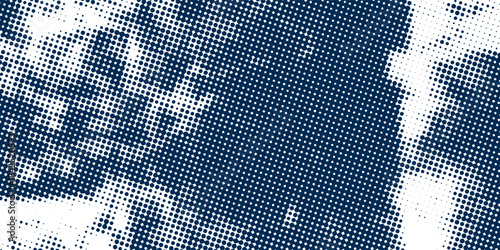 Blue Halftone Group Portrait Of People In Indoor Scene For Stock Use.vector eps10