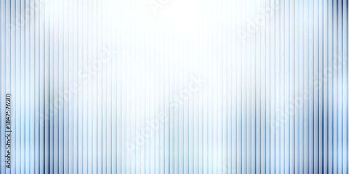 Dark blue grey ribbed glass. Vector ribbed glass texture background. Mesh gradient. acrylic ribbed bath surface. Reeded glass background semitransparent overlay. Bath wall window