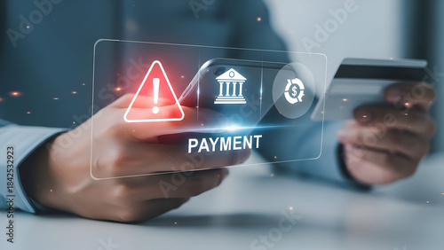 Cybersecurity risk and fraud warning during mobile banking and credit card payment