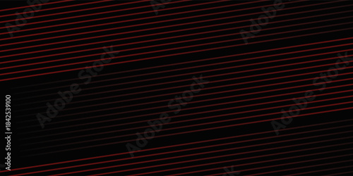 Red stripe line on black dark background. Simple backgroud wallpaper. Vector illustration. eps 10