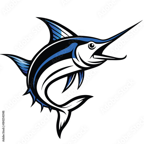 vector illustration of a fish