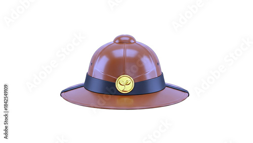 Safari Hat Isolated on White Background
