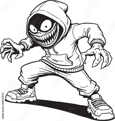 The monster from the alley