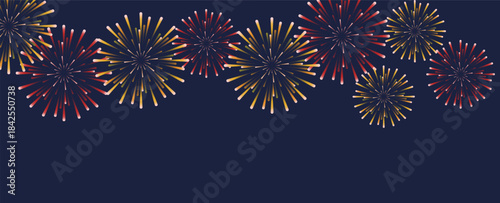 Fireworks background illustration