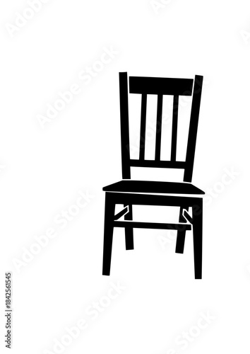 Authenticity Intentional Disarray Silhouette: Off-Kilter Furniture Vector