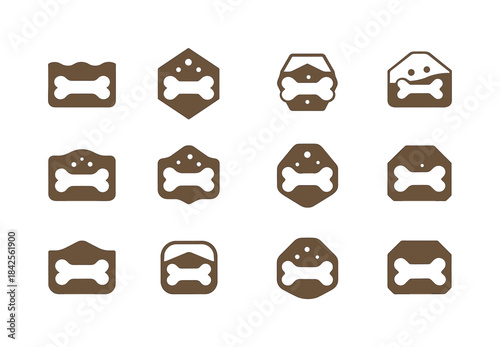 Remains Logo Variations. Remains. Icon set. Set Logo of Remains: