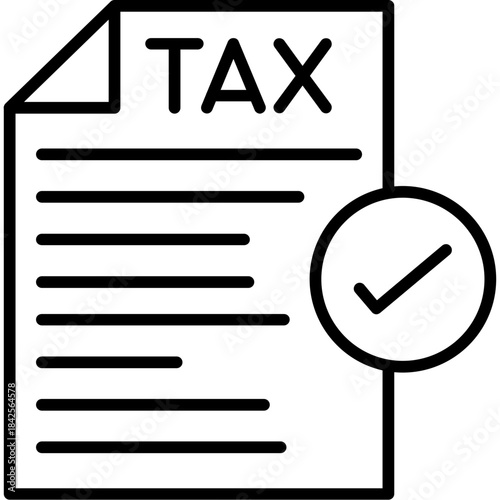 Tax Filing Icon