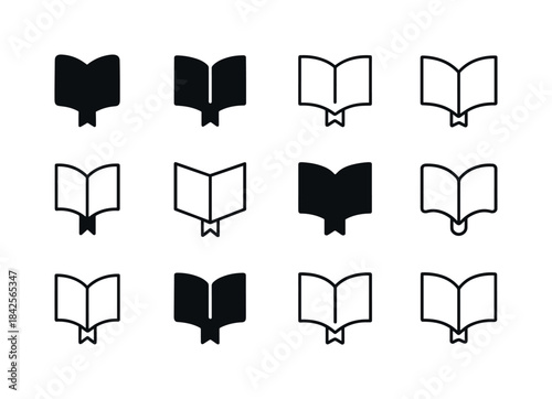 Indie Book Logos. Self-published books and indie authors. Icon s
