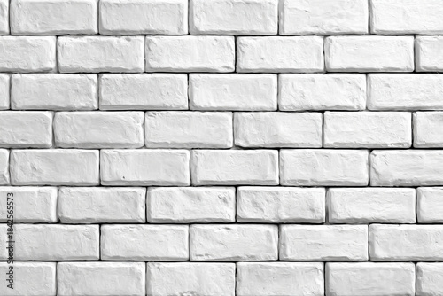 seamless texture of a white brick wall in a painterly style