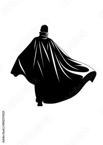 Tender Shift Ethereal Floral Hand Silhouette: Care, Support, and Blurry Nature Vector