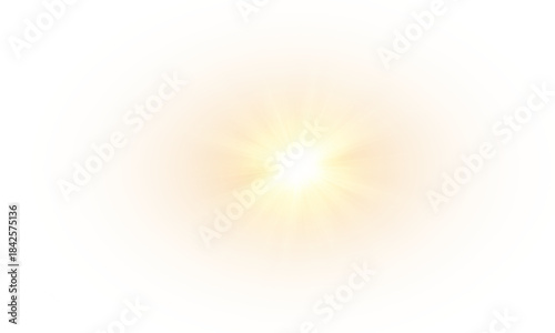 PNG transparent sunlight special lens flare light effect. Stock royalty free PNG image.	