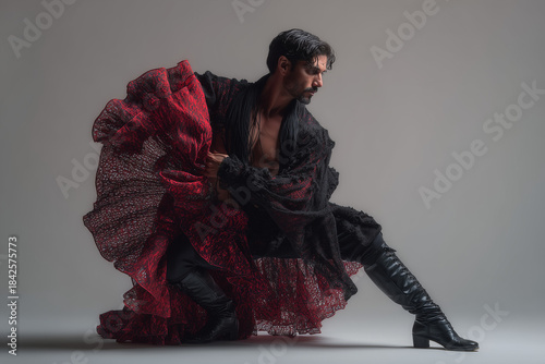 Flamenco dancer in a cool pose 