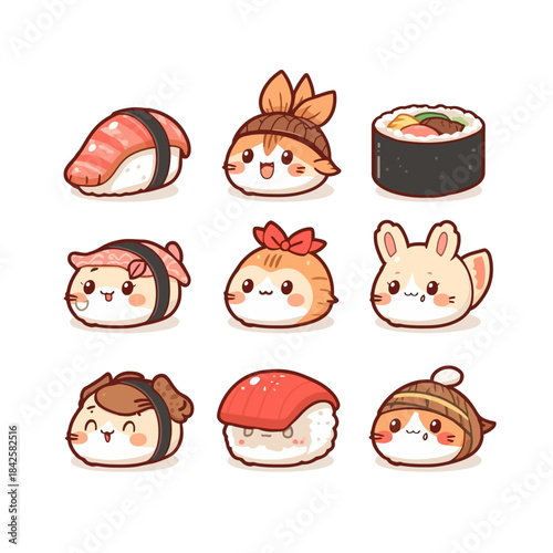 Cute Sushi Design Very Cool