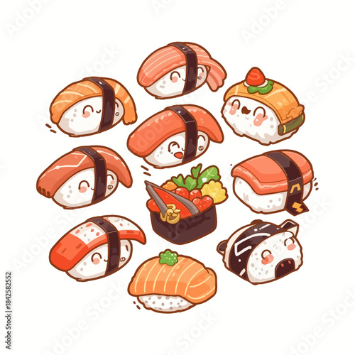 Cute Sushi Design Very Cool