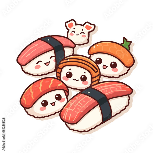 Cute Sushi Design Very Cool