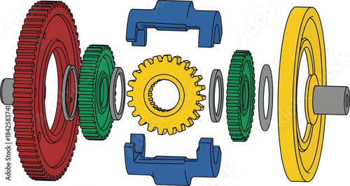 Vector file illustration with text on a white background