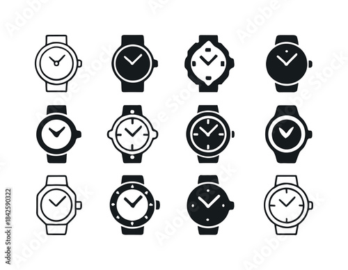 Scuba Gear Icons. Scuba Gear. Icon set. Set Logo of Scuba Gear: