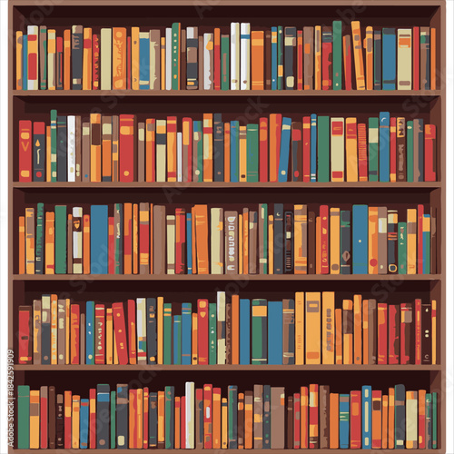 Librarian Woman on Ladder in Library Vector,Bookshelf with Librarian and Books Illustration,
Woman Choosing Book in Library Flat Design,Reading and Education Concept Vector Art,Modern Li,.