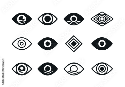 Depth Logo Variations. depth. Icon set. Set Logo of depth: deep