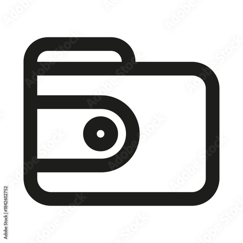 Modern Wallet Icon for Finance, Money, and Personal Finance Management