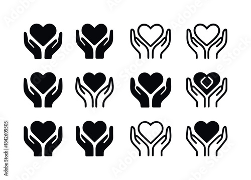 Charity Gathering Logos. Organizing a charity gathering with fri