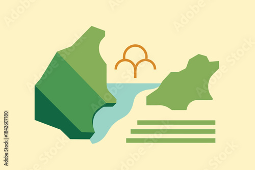 Clean geometric Alderney Homecoming Day