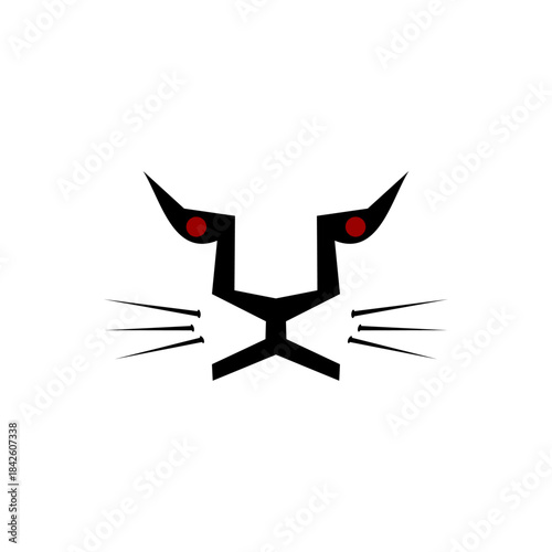 Very simple and elegant lion logo template