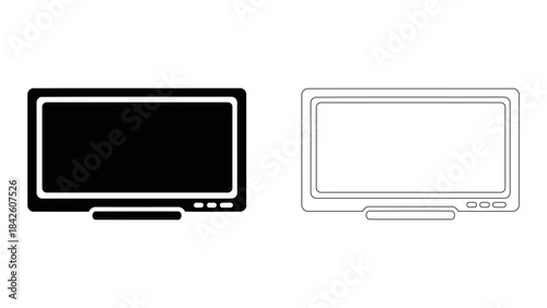 Modern electronic interactive whiteboard for digital presentations and collaborative learning in classrooms and corporat