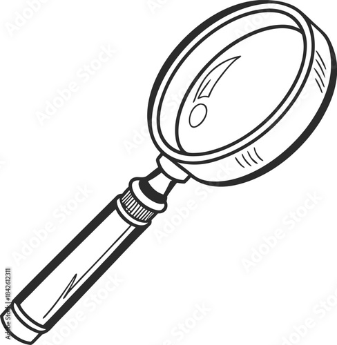 vector magnifying glass
