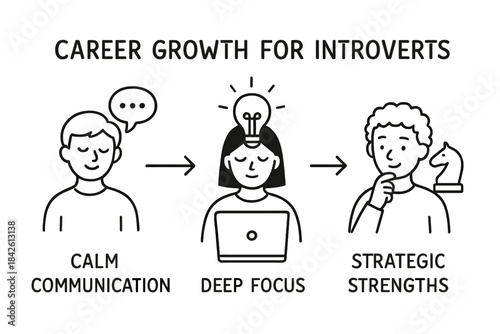 Career Growth for Introverts – Calm Communication, Deep Focus and Strategic Strengths