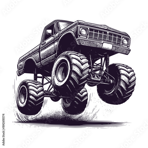 monster truck jump