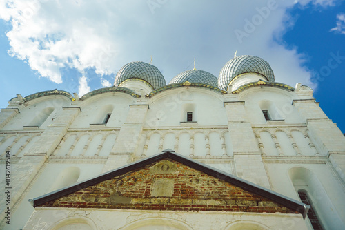 Ancient Orthodox white stone Cathedral