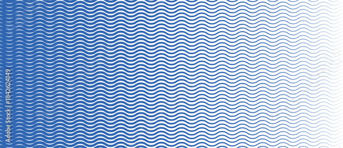 abstract geometric design with a vibrant blue wave pattern that fades gracefully into transparency, with a blend of gradient and texture background