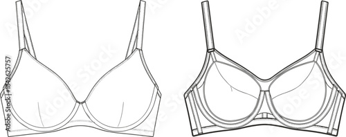 Double-Breasted Classic Tailored Blazer Jacket Flat Sketch Technical Fashion Illustration Template Drawing for Women's Business Formal Office Wear Garment Design Mockup Artwork Vector.