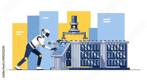Robotic automation in solar energy: A vision of sustainable power manufacturing future