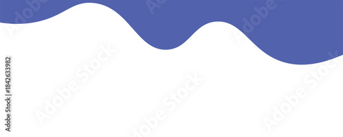 Abstract separator, header, modern wave divider shape, with a modern concept style
