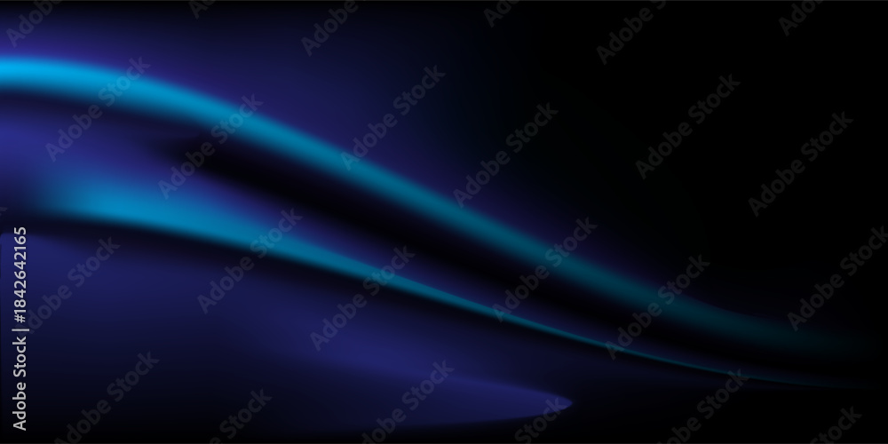 Naklejka premium Abstract red and blue background with stright lines 3d illustration