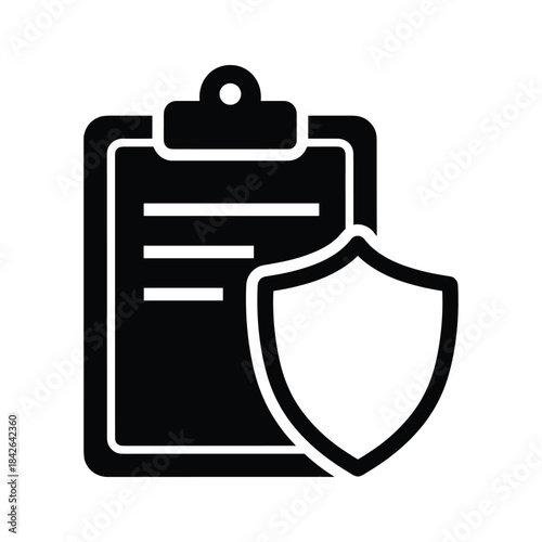 Secure document protection icon