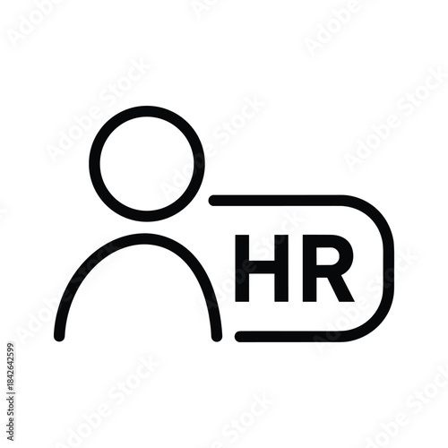 Human resources icon representing hr department