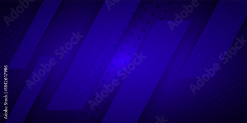 Vibrant purple abstract background with diagonal stripes and halftone dot pattern. Ideal for modern design projects, digital banners, tech visuals, and trendy marketing materials. vector illustrator.