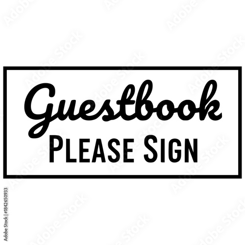 guestbook please sign