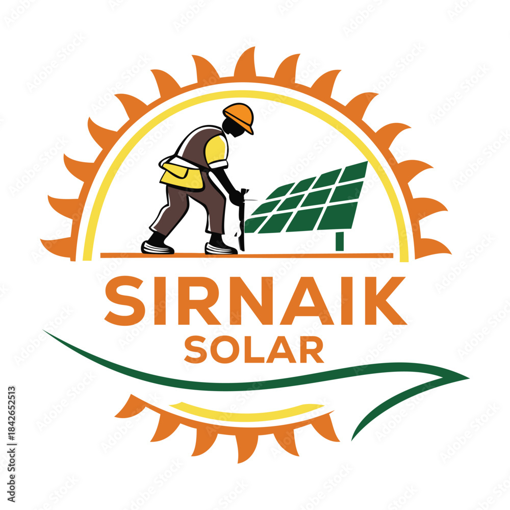 Fototapeta premium SIRNAIK SOLOR LOGO