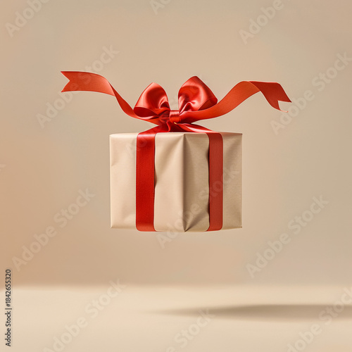 red gift box 
