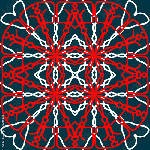 Seamless Christmas snowflake pattern. Christmas texture. New Year's snowflake texture Merry Christmas. Happy New Year.
