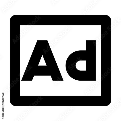 Advertisement Tag Icon (Ad)