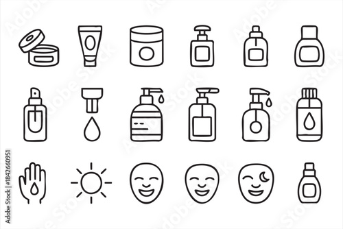 Clean skincare product vessels for cosmetic branding