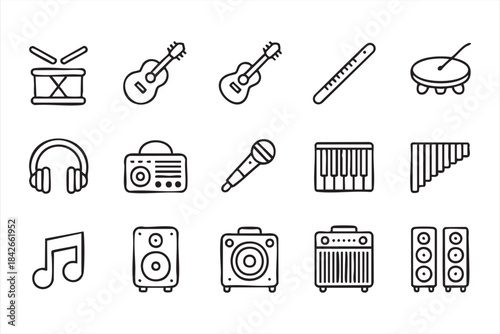 Performance and recording symbols for studio and music design
